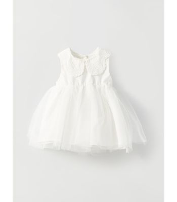Baby Neck Tulle Skirt Baby Girl Dress