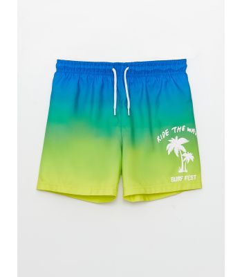 Printed Quick Drying Boy's Swim Shorts