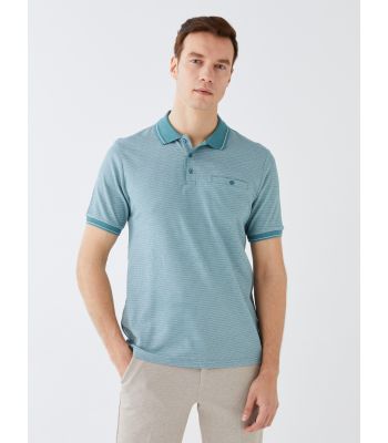 Polo Neck Short Sleeve Men's T-Shirt