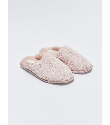 Self Patterned Women's House Slippers