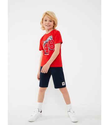 Basic Elastic Waist Boy Shorts