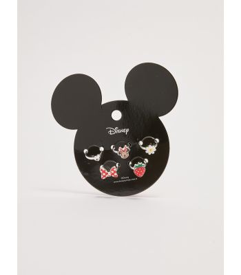 Minnie Mouse Licensed Girl's Ring 5 Pcs