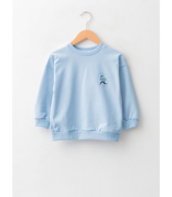 Crew Neck Long Sleeve Baby Boy Sweatshirt