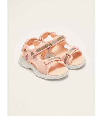 Girls Sandals With Double Straps Velcro