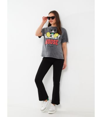 Tummy Paneled Straight Maternity Leggings Pants