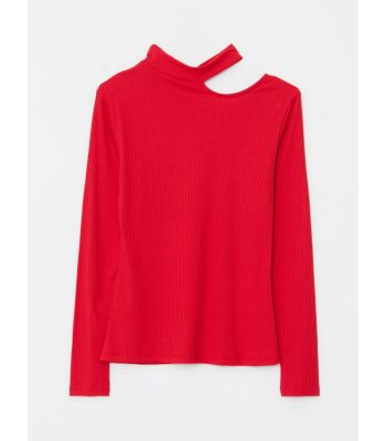 Turtle Neck Regular Long Sleeve Women's T-shirt