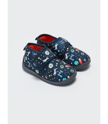 Printed Velcro Slippers for Boys