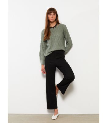 Elastic Waist Regular Women's Sweatpants