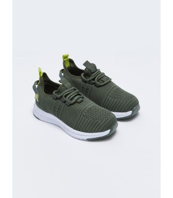 Lace-Up Mesh Detailed Boy's Active Sneakers