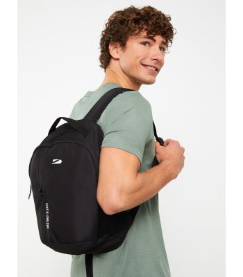 Letter Printed Men's Backpack