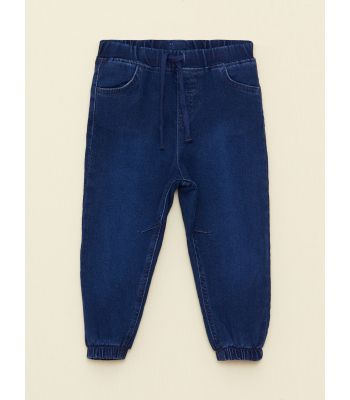 Elastic Waist Baby Boy Denim Trousers