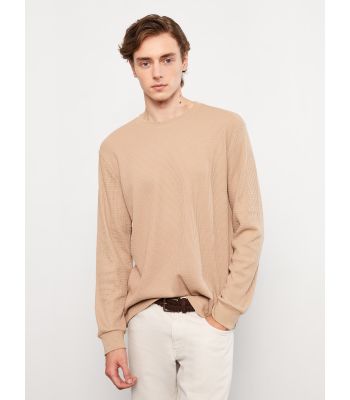 Crew Neck Long Sleeve Men's Sweatshirt