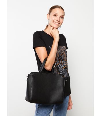 Leather Look Women's Shoulder Bag
