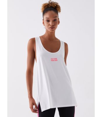 U-Neck Printed Women's Sports Athlete