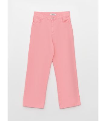 Basic Bell-Bottoms Gabardine Girl Trousers