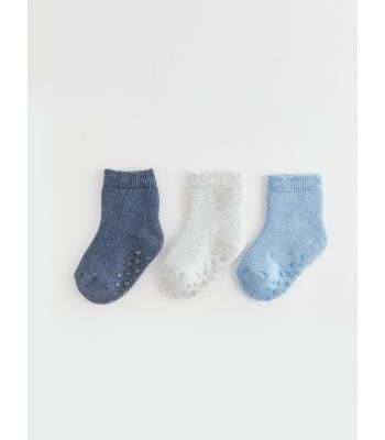 Basic Baby Boy Socket Socks 3-Pack