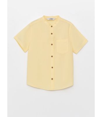 Judge Collar Basic Short Sleeve Boy's Shirt