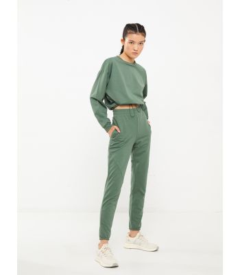 Elastic Waist Regular Women's Sweatpants