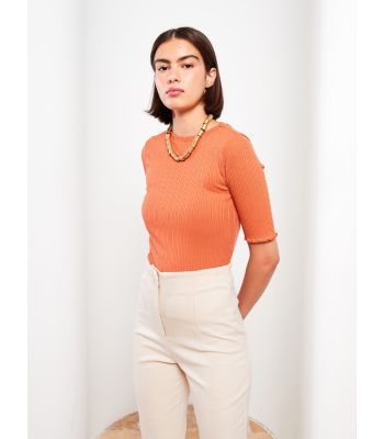 Crew Neck Regular Short Sleeve Women's T-shirt