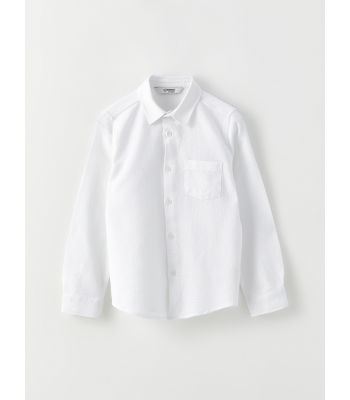 Basic Long Sleeve Boy Shirt