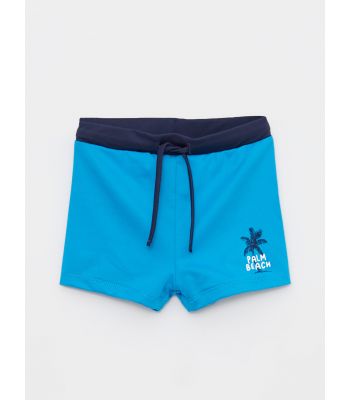 Baby Boy Sea Shorts With Elastic Waist Printed