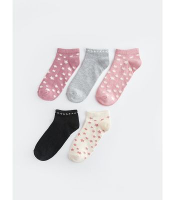Patterned Women's Booties Socks 5-Pack