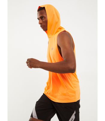 Hoodie Printed Men's Sleeveless T-Shirt