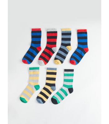 Striped Boy Socks 7 Pieces