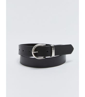 Leather Look Woman Belt