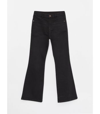 Basic Bell-Bottoms Girl Denim Trousers