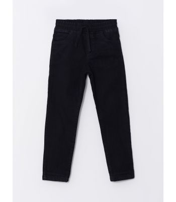 Elastic Waist Boy Denim Trousers