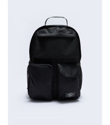 Parachute Fabric Label Printed Women's Backpack