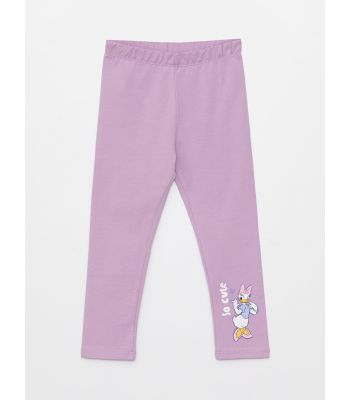 Elastic Waist Daisy duck Printed Baby Girl Tights
