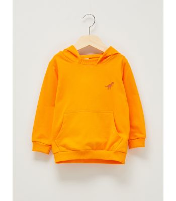 Hooded Long Sleeve Printed Baby Boy Sweatshirt