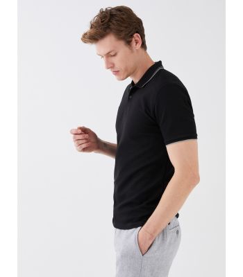 Polo Neck Short Sleeve Men's T-Shirt