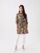Long Sleeve Women's Tunic With Shirt Collar Pattern
