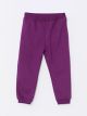 Elastic Waist Basic Baby Girl Sweatpants