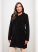 Crew Neck Sequined Long Sleeve Women's Tricot Cardigan