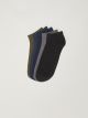 Patterned Men's Booties Socks 5 Pack