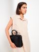 Leather Look Quilted Women's Handbag