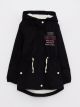 Hooded Printed Girls Parka