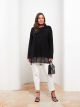 Crew Neck Printed Long Sleeve Women's Tunic