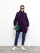 Half Turtleneck Regular Long Sleeve Women's Tricot Tunic