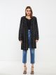 Shawl Neck Patterned Long Sleeve Women's Tricot Cardigan