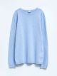 Crew Neck Basic Long Sleeve Girl Tricot Sweater