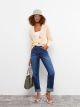 V Neck Regular Long Sleeve Women's Tricot Cardigan