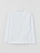 Crew Neck Basic Long Sleeve Boy Undershirt