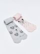 Minnie Mouse Patterned Baby Girl Tights 2 Pack