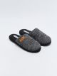 Printed Closed Front Men's Indoor Slippers