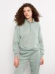 Turtle Neck Quilted Patterned Long Sleeve Women's Sweatshirt
